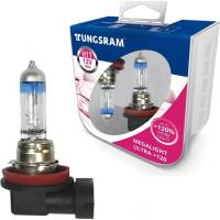 Лампы Tungsram H11 12V-55W Megalight Ultra +120, упаковка 2 шт. 53110SNU PB2