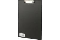 Доска-планшет BRAUBERG Comfort с прижимом А4 230х350 мм, картон/ПВХ, черная, 222657