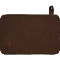 Коврик Банные Штучки коричневый с деревянным логотипом, войлок 100% 41418
