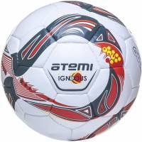 Футбольный мяч ATEMI IGNEOUS, PU/PVC 1.3 мм, белый/серый/оранжевый, р.5 00-00007227