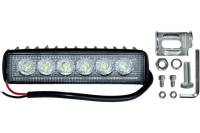 Противотуманная универсальная светодиодная фара ДАЛИ-авто 18W 6 LED,9-40V, 153*40*38мм DA-02364