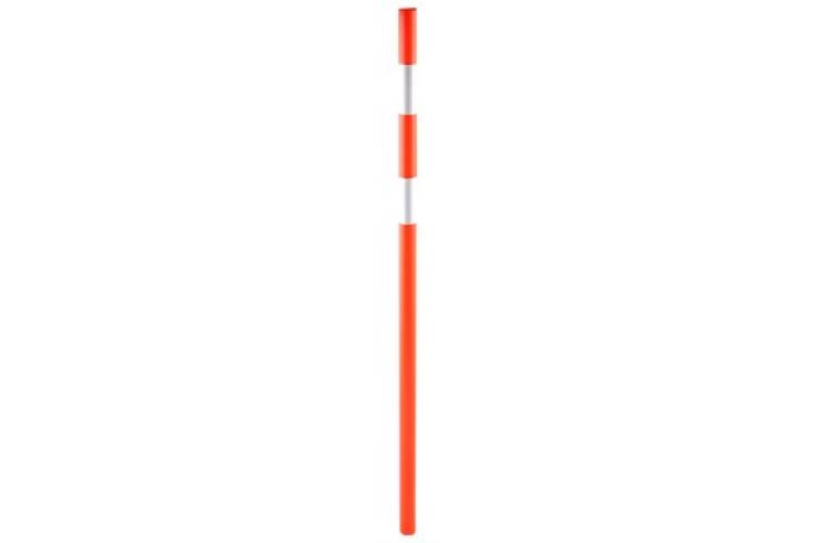 Пластиковая веха Протэкт 1,8м, с 3-мя с/о лентами высота Оранжевый ВП 1,8