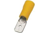 Изолированная клемма "папа" Nord-Yada 6.3мм 4-6кв.мм (желтая) 906338