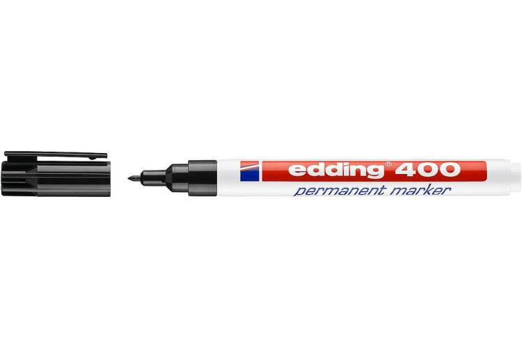 Edding Перманентный маркер, 1 мм Черный, E-400#1