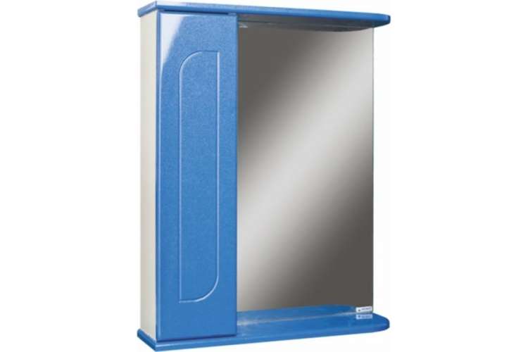 Шкаф-зеркало Айсберг Радуга Синий металлик 60 левый/правый DA1130HZR