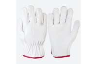 Защитные сварочные перчатки Jeta Safety краги, из кожи буйвола, белые JLE421-9/L
