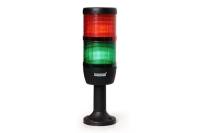 Сигнальная колонна Emas 70 мм, красная, зеленая 24 В, светодиод LED IK72L024XM01