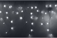 Гирлянда Neon-Night АЙСИКЛ бахрома, 2.4х0.6м, белый ПВХ, 76 LED БЕЛЫЕ 255-034-6