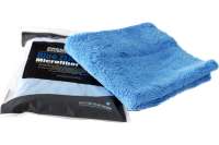 Микрофибровое полотенце без краев MaxShine голубое, 380 г/кв.м, 40x60 см 015855