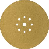 Шлифовальный круг на липучке Giraffe GOLD 100 шт, 225 мм, 9 отв., Р120 ABRAFORM AF100-GG-120