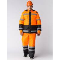 Зимний костюм ФАКЕЛ Дорожник, оранжевый/черный, размер 48-50, рост 170-176 87469373.003