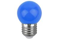 Светодиодная лампа ЭРА для Белт-лайт ERABL45-E27, LED, Р45-1W-E27, диод, шар, синий, 4SMD, 1W, E27, 10/100/6000 Б0049573