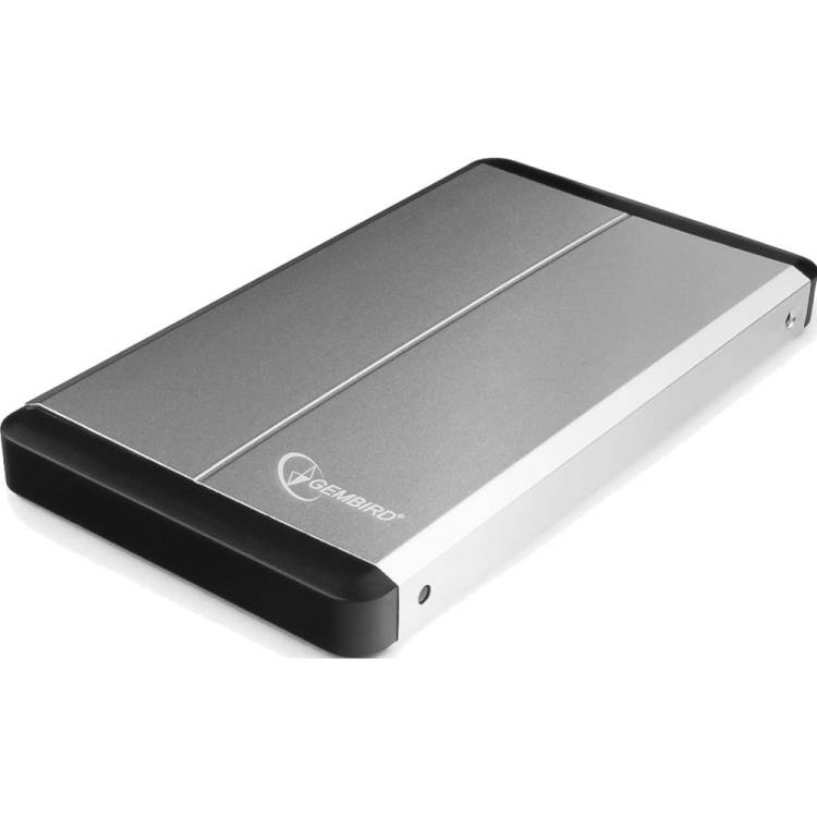 Внешний корпус Gembird 2.5" USB 3.0 SATA металл серебро EE2-U3S-2-S