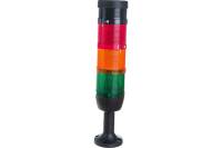 Сигнальная колонна Emas 70 мм, красная, желтая, зеленая 24 В, светодиод LED, зуммер. IK73L024ZM01