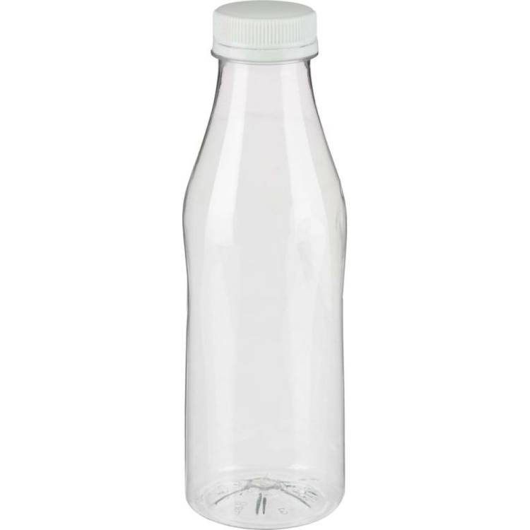 Бутылка ООО Комус проз., с крышкой, 0.5 л, ПЭТ, d-38 мм, BRC, широкое горло, уп. 120 шт. 1594025