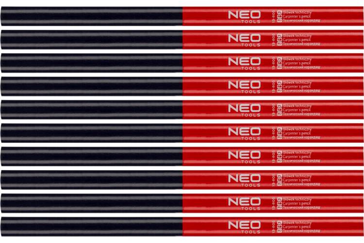 Технические карандаши NEO Tools красный, синий, 12 штук 13-805