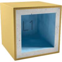 Короб для светильника ТехноСонус АкустикГипс Бокс AcousticGyps Box L1 1400500005