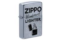 Зажигалка ZIPPO Windproof с покрытием Street Chrome, латунь/сталь, серебристая, 38x13x57 мм 49592