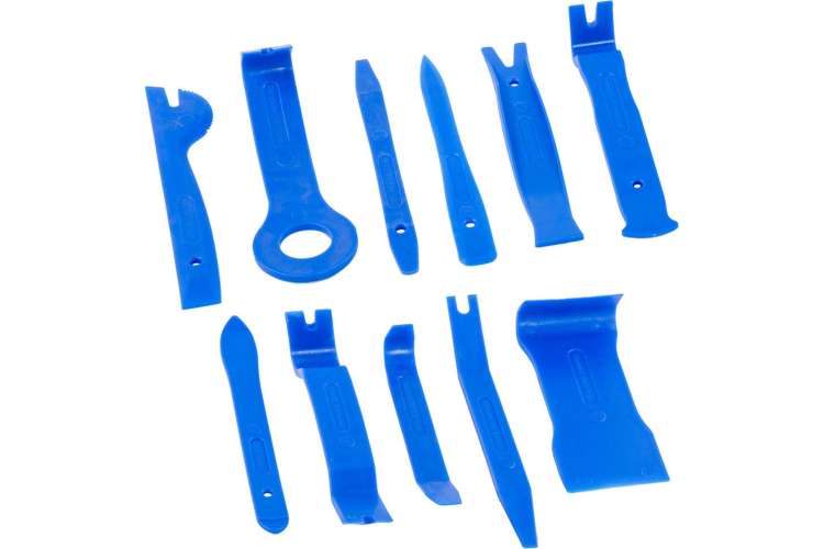 Набор съемников для демонтажа облицовочных панелей Dollex лопатки, 11 предметов в сумке SSP-11