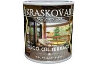 Масло для террас Kraskovar Deco Oil Terrace Эбеновое дерево 0,75 л 1122