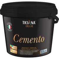 Декоративная штукатурка Ticiana DeLuxe Cemento 0.9 л 4300008032