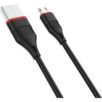 Кабель USB Borofone BX17 для Micro USB, 2.4A, длина 1м, черный 762161