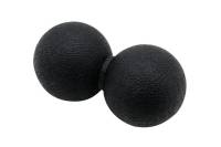 Сдвоенный массажный мяч для фитнеса, йоги и пилатеса URM, черный H25007