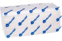 Листовые бумажные полотенца Merida V-КЛАССИК 1-слойные, 5000 (20 пачек х 250 листов) ПЗР00 BP1201