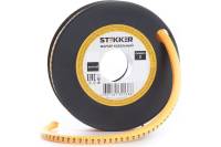 Кабель-маркер STEKKER 2 для провода сеч.1,5мм, желтый, CBMR15-2 39088