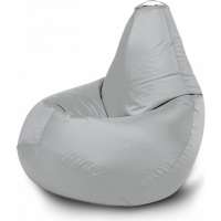 Кресло-мешок Mypuff Груша Серебристый, размер Компакт, оксфорд bm_265