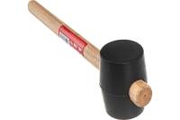 Резиновая черная киянка с деревянной ручкой 230г Зубр МАСТЕР 2050-40_z01