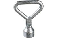 Четырехгранный ключ ТРИЗАМ грань 8 мм, H=46,5 мм, металл, покрытие цинк К01.48.1.1 TRZ0027