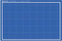 Коврик мат для резки BRAUBERG EXTRA 5-слойный А3, 450х300 мм двусторонний толщина 3 мм, синий 237177