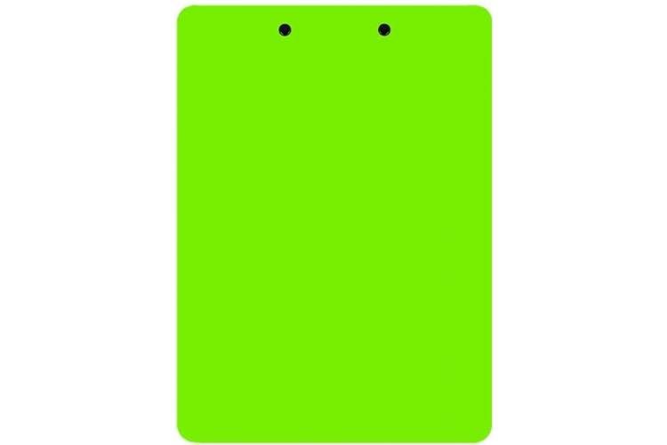 Планшет INFORMAT с зажимом А4, черно-зеленый, пластик PPM30Gr