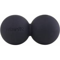Двойной мяч для миофасциального релиза Starfit RB-102 6 см, силикагель, черный УТ-00019047