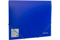 Неоновая папка BRAUBERG Neon на резинках, синяя, до 300, листов, 0.5мм 227463