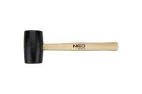 Резиновая киянка NEO Tools 63 мм, 680 г, деревянная ручка 25-063