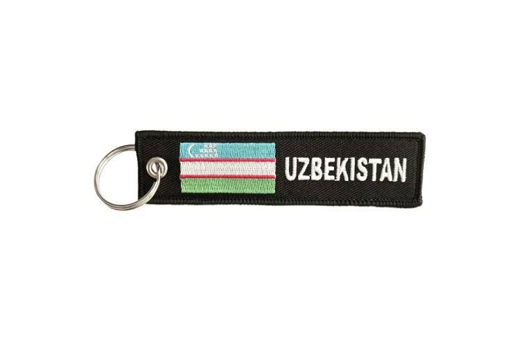 Брелок МАШИНОКОМ Узбекистан, ткань, вышивка BMV 304