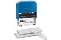 Самонаборный штамп Colop Printer пластмассовый, 5 строк 2 кассы, C30-SET син