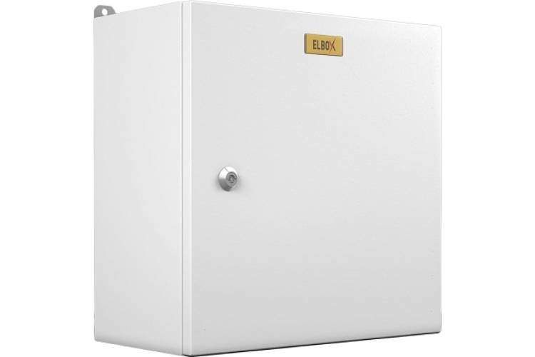 Электротехнический, настенный шкаф ЦМО, сплошная металлическая дверь, серый EMW-300.300.150-1-IP66