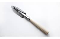 Посадочный совок СКОБЯНОЙ СП-4 деревянная ручка, нержавеющая сталь 008982
