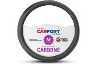Оплетка Carfort Carbone черная, М 62310