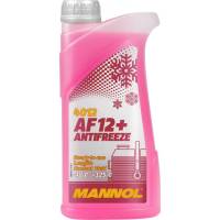 Готовый раствор охлаждающей жидкости MANNOL ANTIFREEZE LONGLIFE AF12+ антифриз красный, 1 л 2038