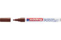 Глянцевый лаковый маркер Edding округлый наконечник, 1-2 мм, коричневый E-751#7