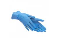 Нитриловые перчатки ЛЕТО, голубые, р. М 28197