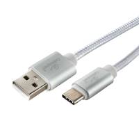 Кабель Cablexpert USB 2.0 AM/TypeC длина 1.8 м серебристый CC-U-USBC02S-1.8M