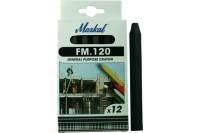 Восковой промышленный мелок Markal FM.120 универсальный, чёрный 44010600