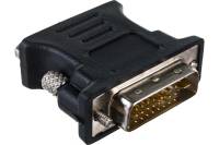 Переходник Cablexpert 29M/15F, черный, пакет A-DVI-VGA-BK