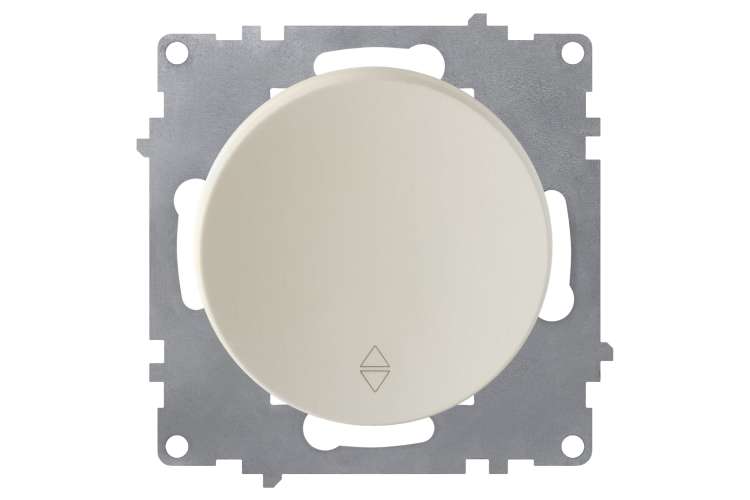 Перекрестный одноклавишный выключатель OneKeyElectro цвет бежевый (уп.10 шт) 1E31451301