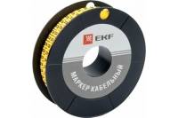Кабельный маркер EKF 6,0 мм2, B, 350 шт, ЕС-3, PROxima SQ plc-KM-6-B